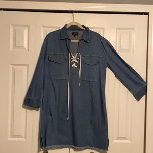 Great chambray dress!